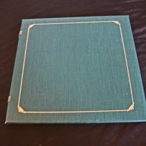 Creative Memories Green One Open Spine Album